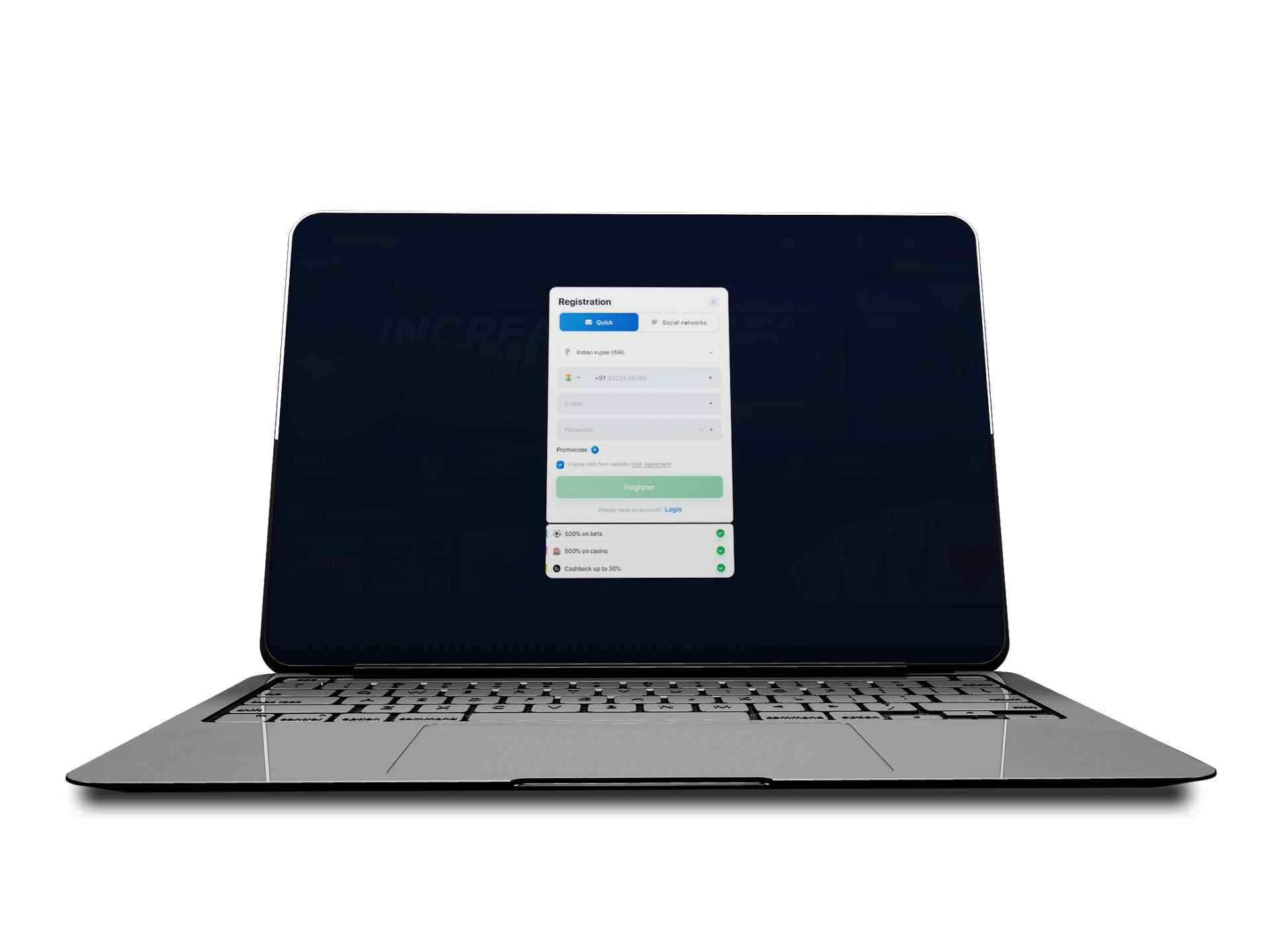 आवश्यक डेटा प्रदान करें.