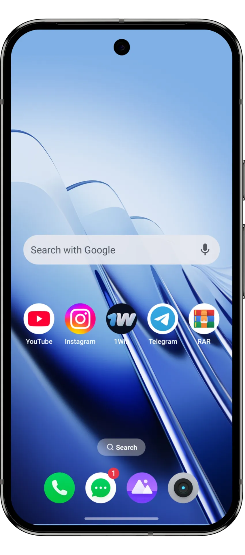 अपने होम स्क्रीन पर 1win ऐप खोलें और गेम का आनंद लें।