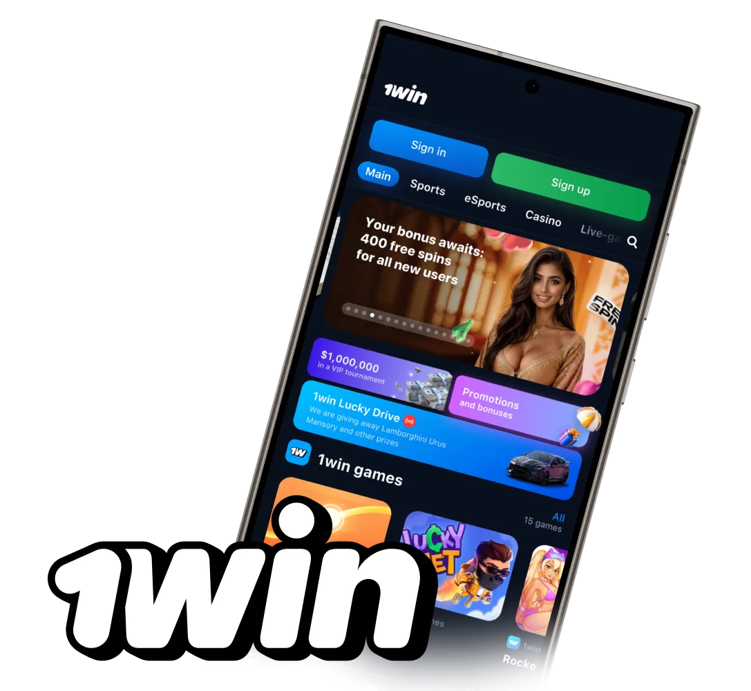 1win ऐप डाउनलोड करें और मोबाइल स्पोर्ट्स सट्टेबाजी और कैसीनो गेम खेलने का आनंद लें।