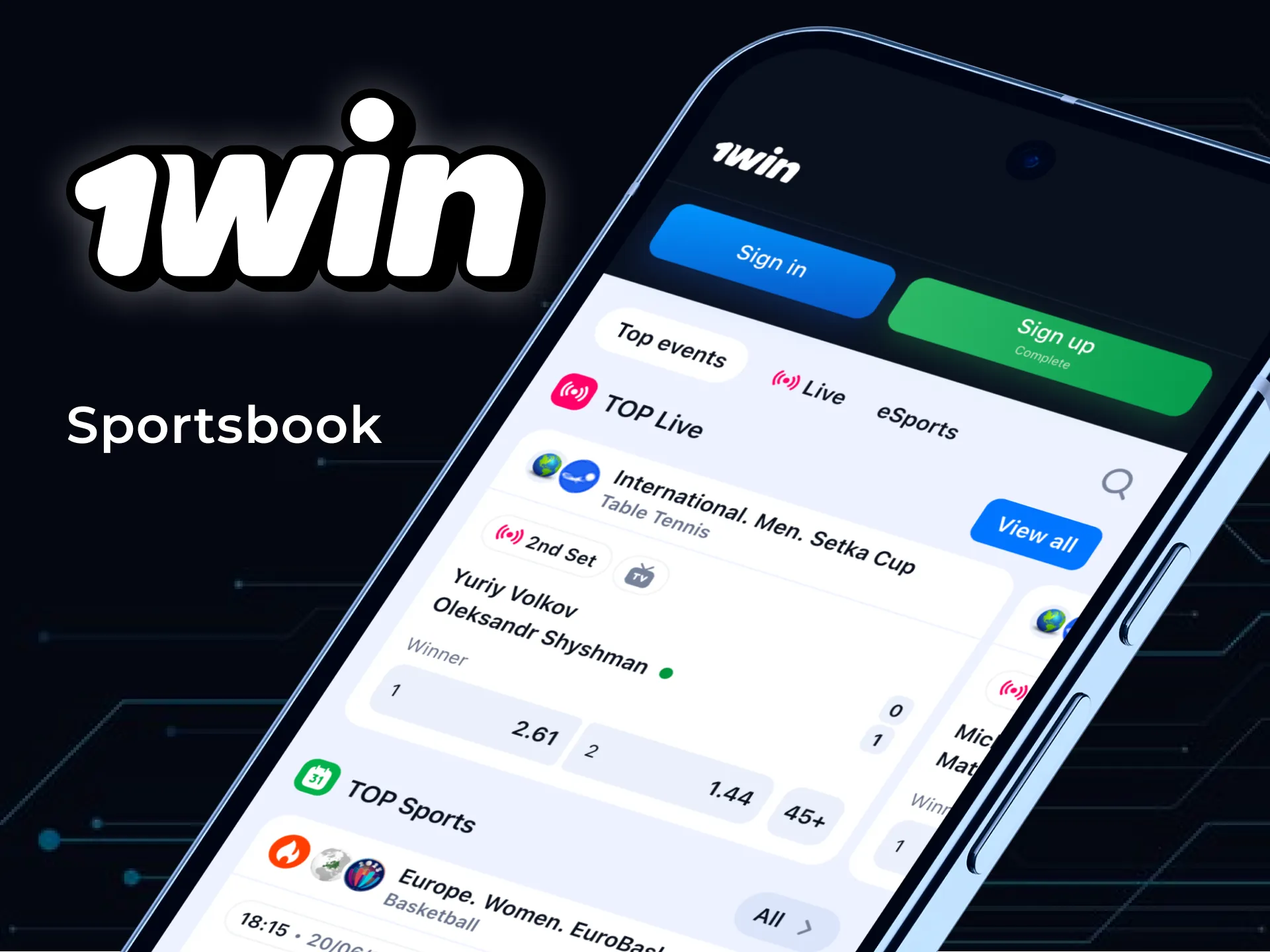 आप कहीं भी 1win एप्लिकेशन के माध्यम से विभिन्न खेलों पर दांव लगा सकते हैं।