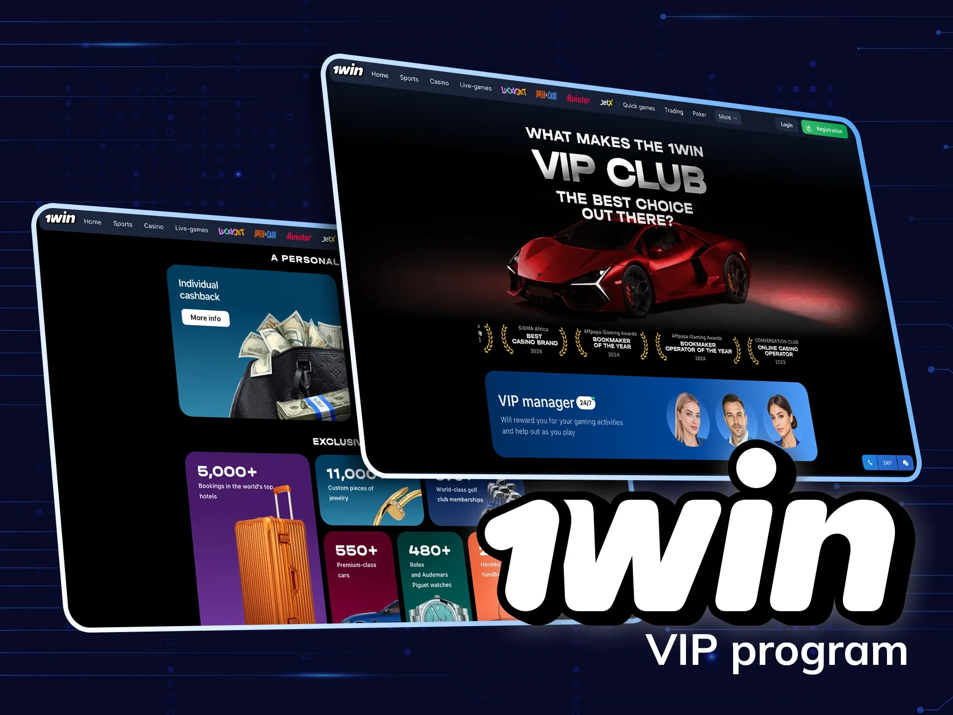 1विन वीआईपी क्लब और इसके लाभों के बारे में पढ़ें।