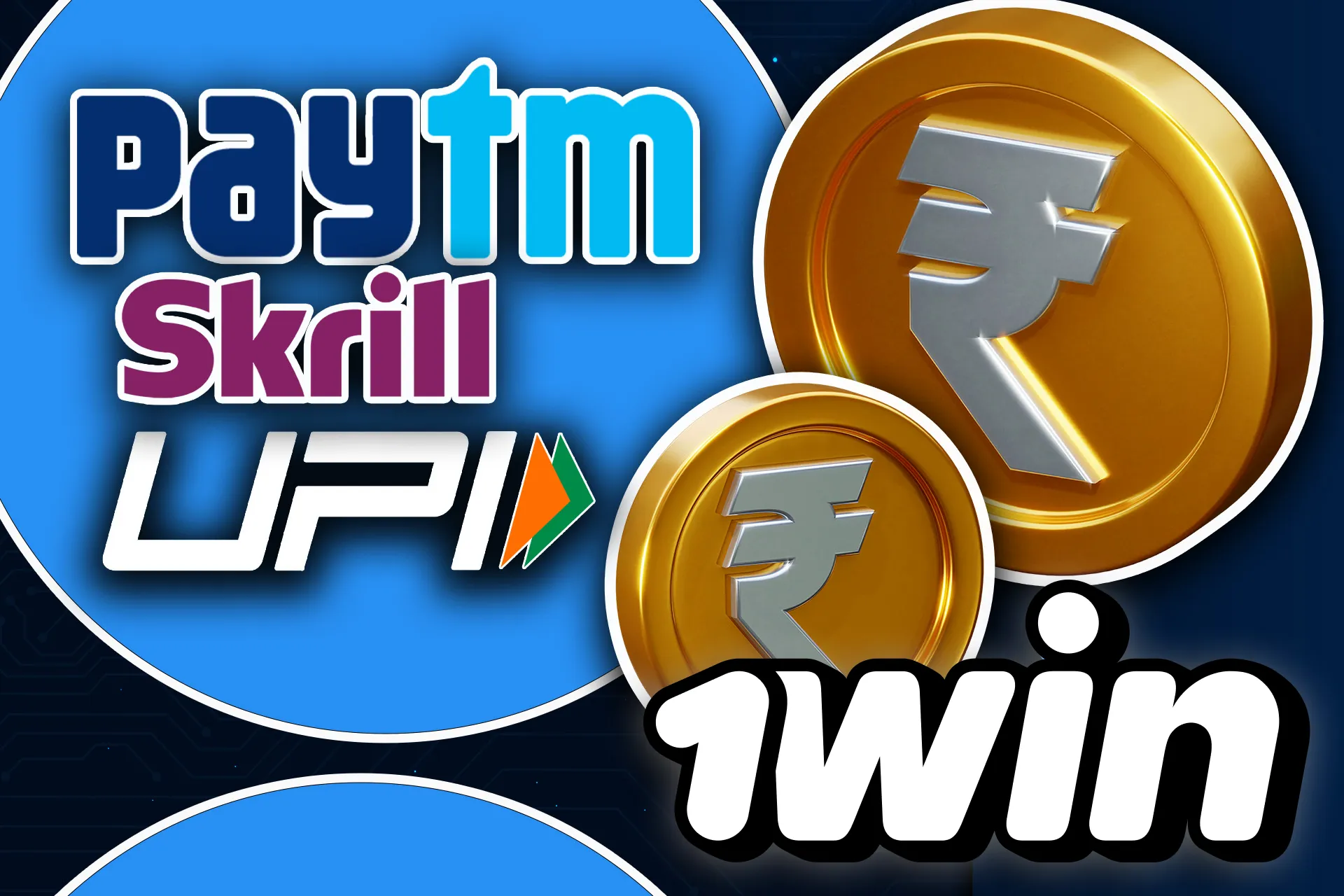 1win जमा करने और पैसे पर लकी जेट खेलने के लिए विभिन्न भुगतान विधियां हैं।