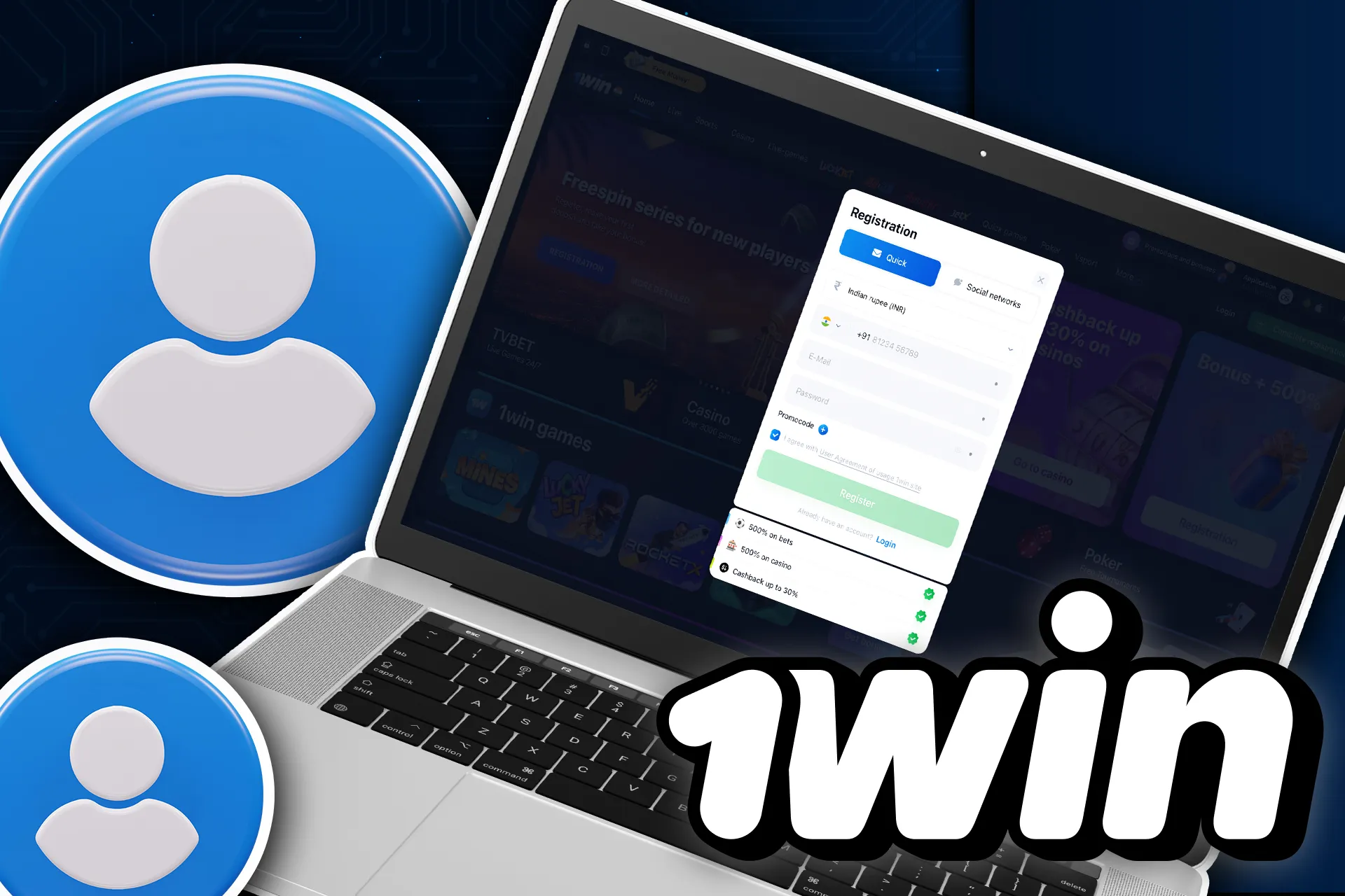 1win को सभी आवश्यक जानकारी प्रदान करें।