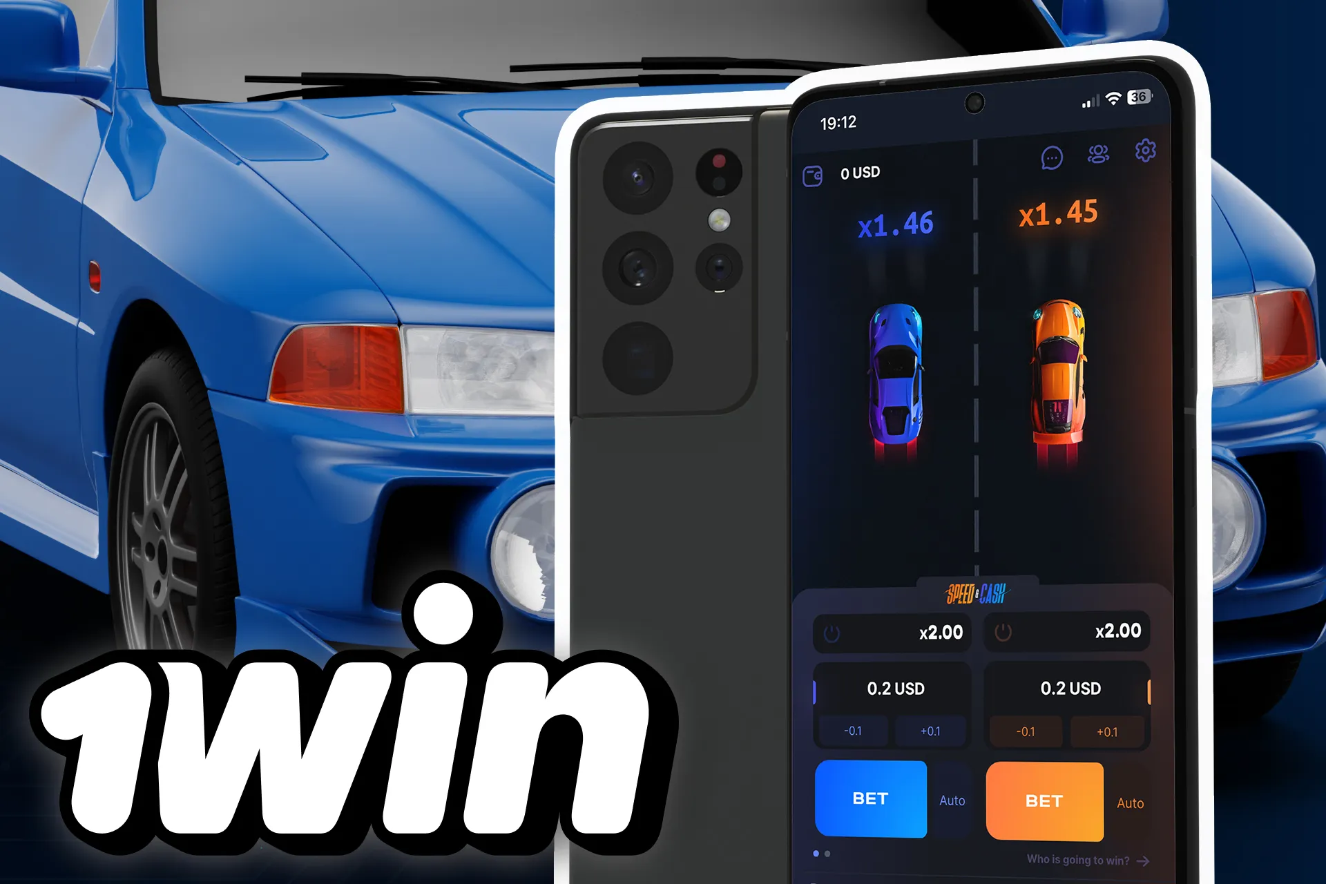 1win की आधिकारिक वेबसाइट खोलें और अपने स्मार्टफोन में स्पीड और कैश गेम डाउनलोड करें।